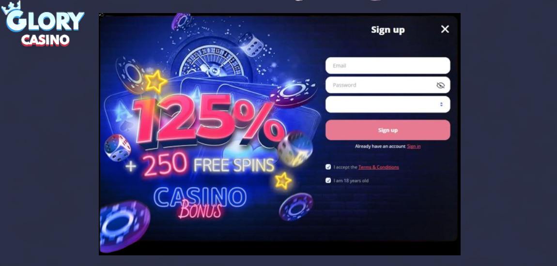 How to Register and Login at Glory Casino