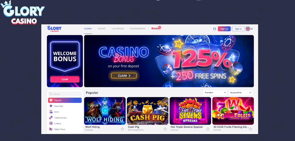 Overview of Glory Casino Bangladesh